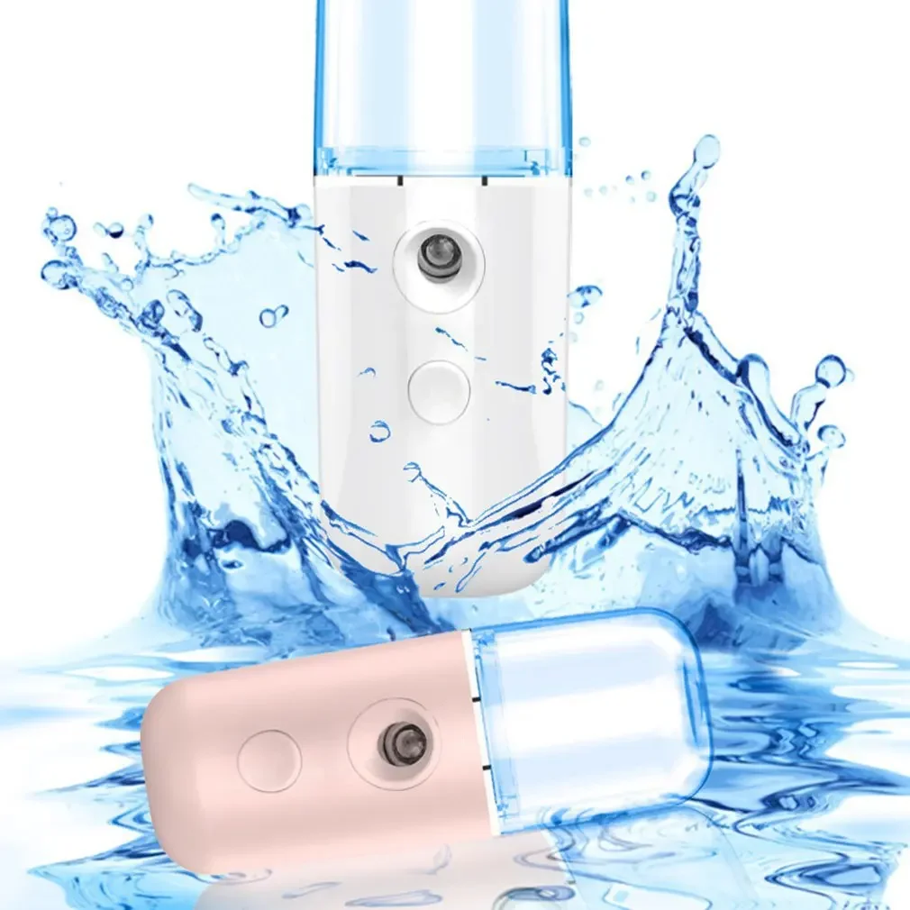 Nano Spray Water Hydration Portable Rechargeable Facial Steamer Beauty Moisturizer Humidifier