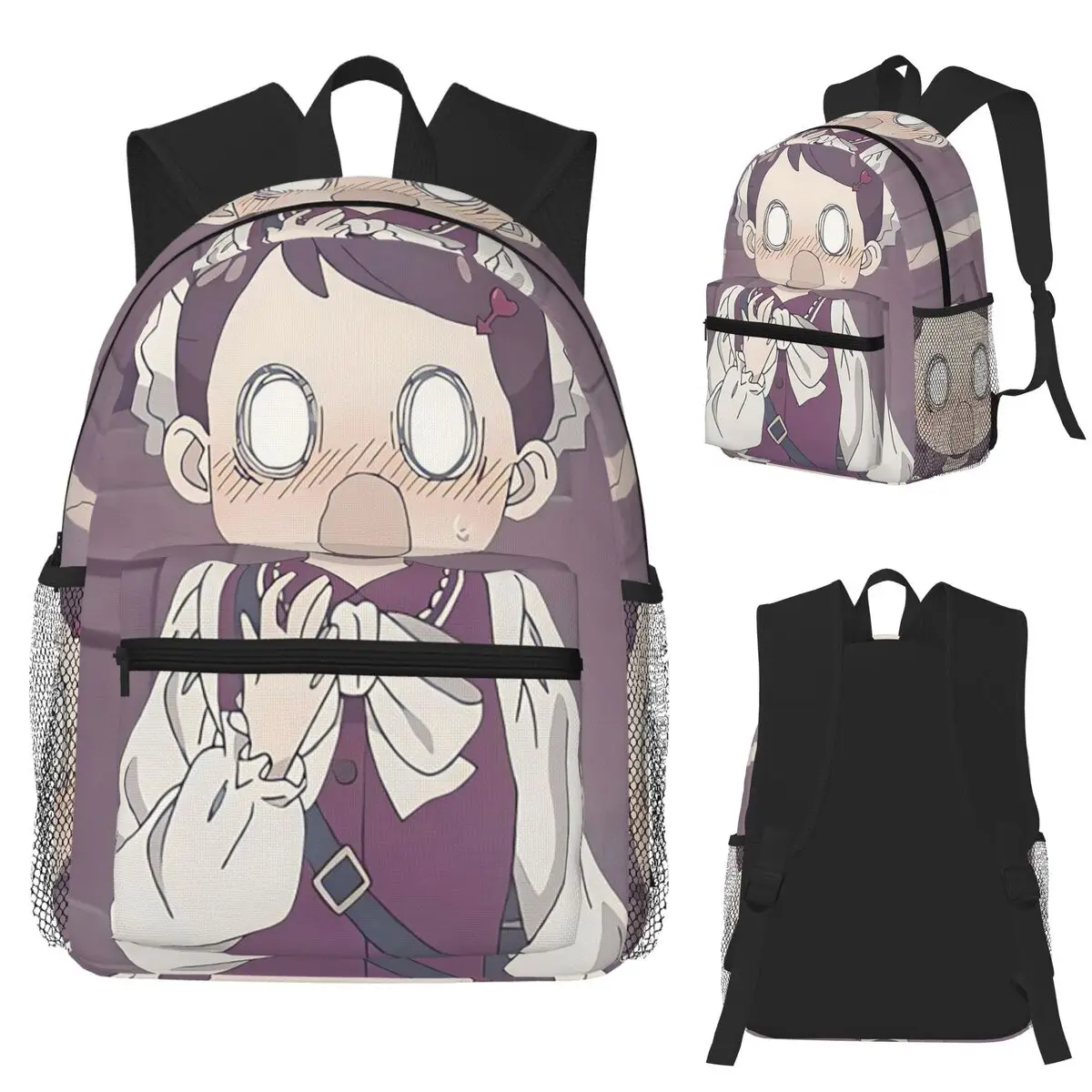 Anime Spy X Family Becky Blackbell Studentenrucksack Schultasche Wandern Reisen Tagesrucksack für Jungen Mädchen Büchertasche Umhängetaschen