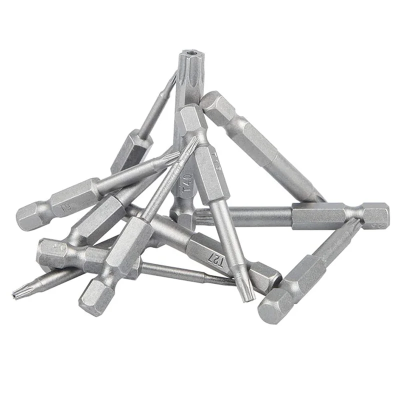 

YWDZ-120 Pack Набор отверток с головкой Torx, шестигранный хвостовик 1/4 дюйма T5-T40, набор инструментов для отверток со звездами и 1 упаковкой ручки