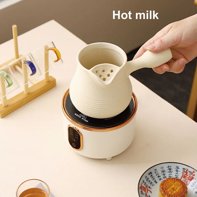 220V Smart Electric Ceramic Stove Office Health Tea Stove Multifunctional Glass Tea Maker Mini Coffee Stove Auto Keep Warm 800W