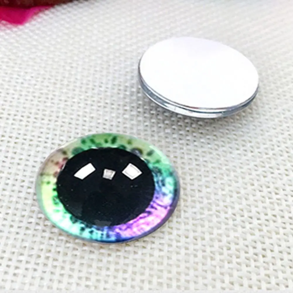 20 قطعة/10 أزواج جديد 6 مللي متر-20 مللي متر عيون الحرف عيون كريستال البلاستيك بريق كريستال عيون الدب الحيوان اكسسوارات DIY بها بنفسك إكسسوارات دمي