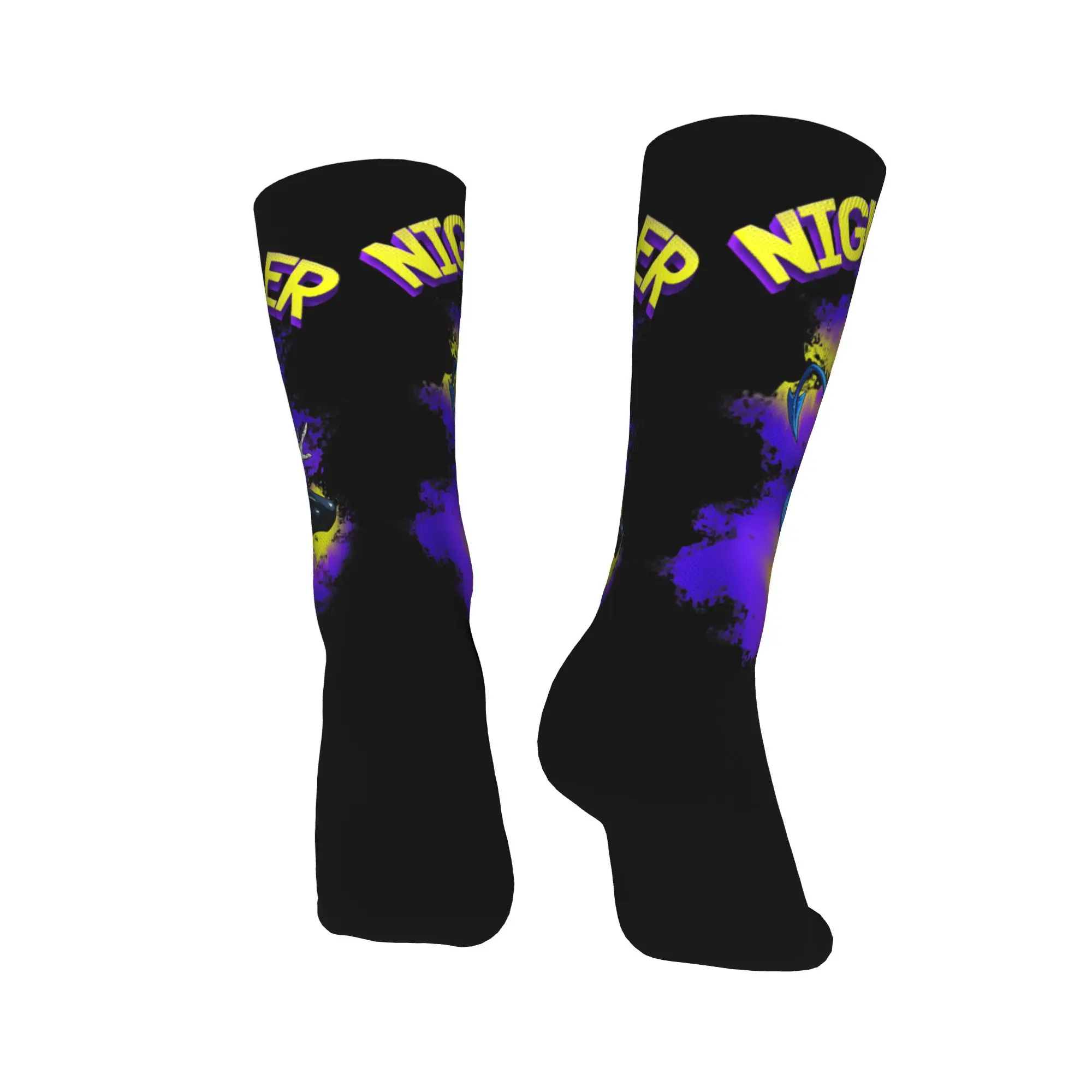 X الرجال Nightcrawler ملحمة قفزة الرجعية شعار جوارب الكبار الرجال الجوارب لينة تنفس جوارب أنيقة الشتاء مكافحة العرق الجوارب #4