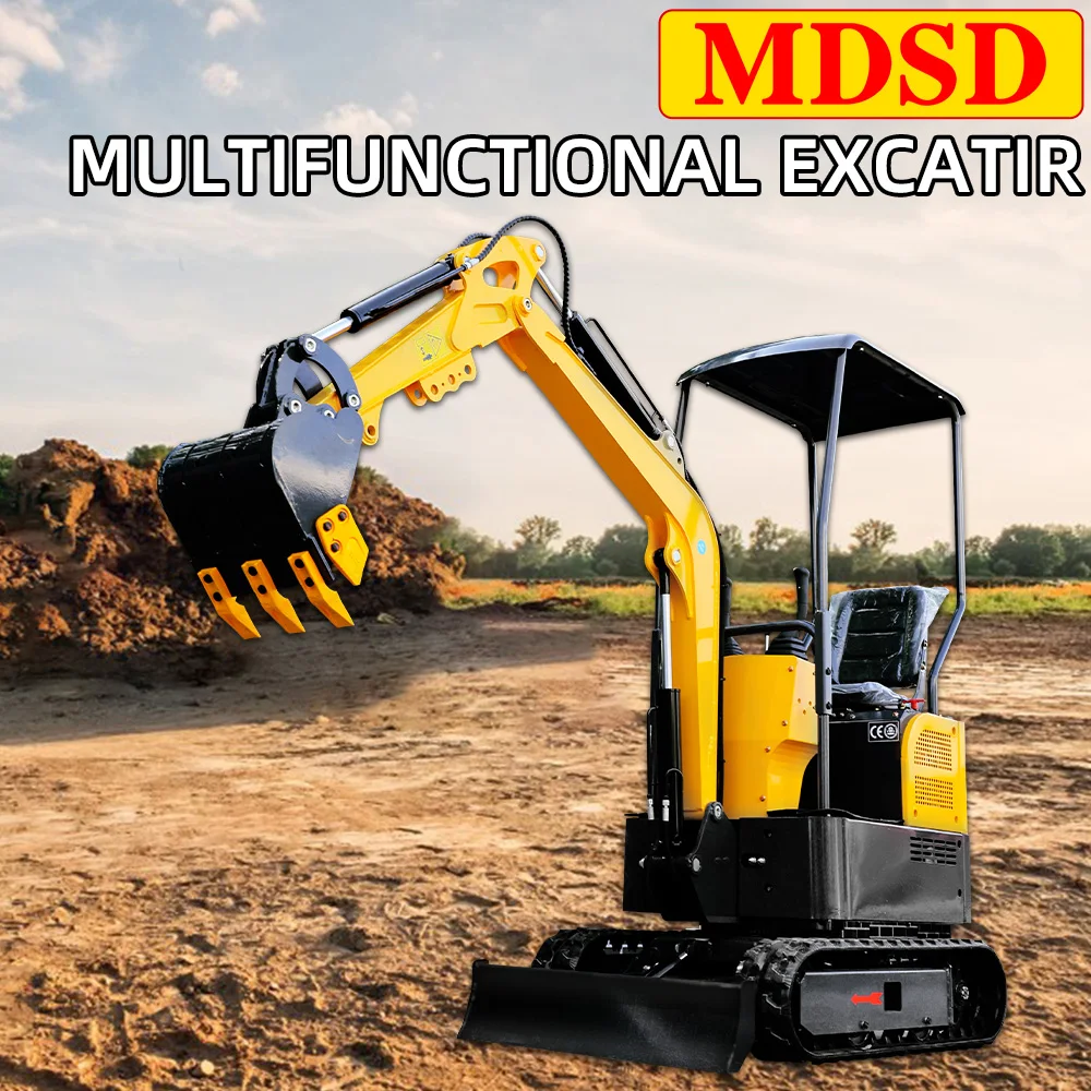 

1,2 тонны 1,5 тонны мини-экскаватор Ce Epa Euro 5, сельскохозяйственный экскаватор, простой в эксплуатации многоцелевой мини-экскаватор для садовой фермы