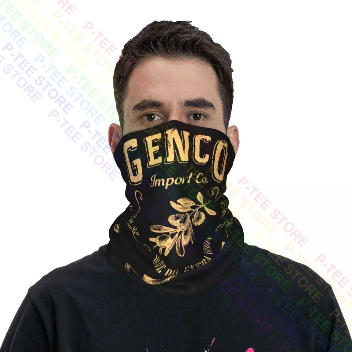 Genco Import Co Olive Oil The Godfather Trilogy Vito Michael Corleone Ny Neck Gaiter Bandana Scarf Face Mask Simple