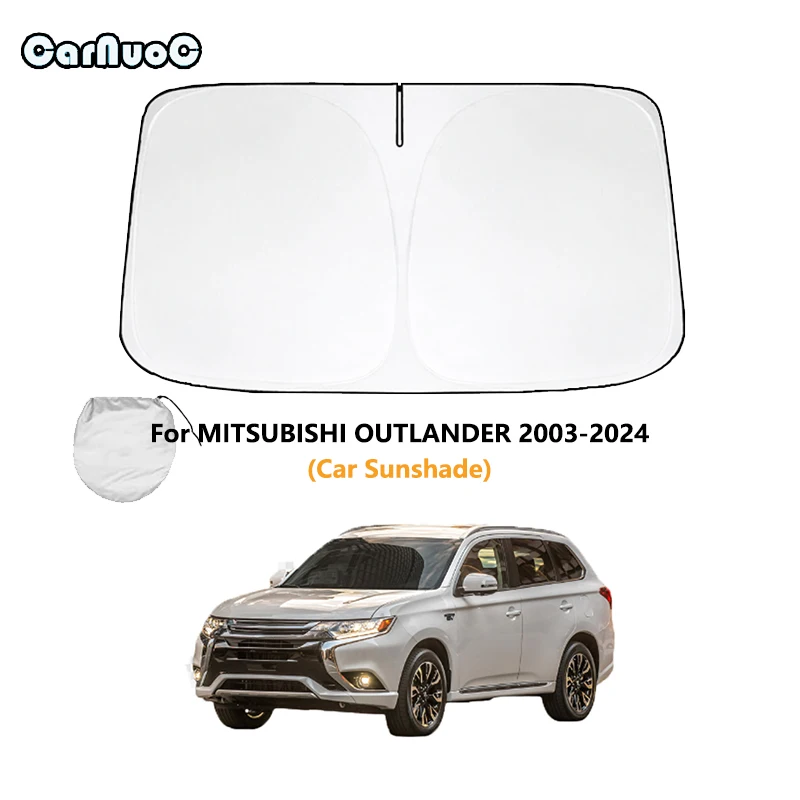 

For OUTLANDER 2003-2024 Car Sunshade Sun Shade Front Rear Window Film Windshield Visor Cover UV Protect Reflector