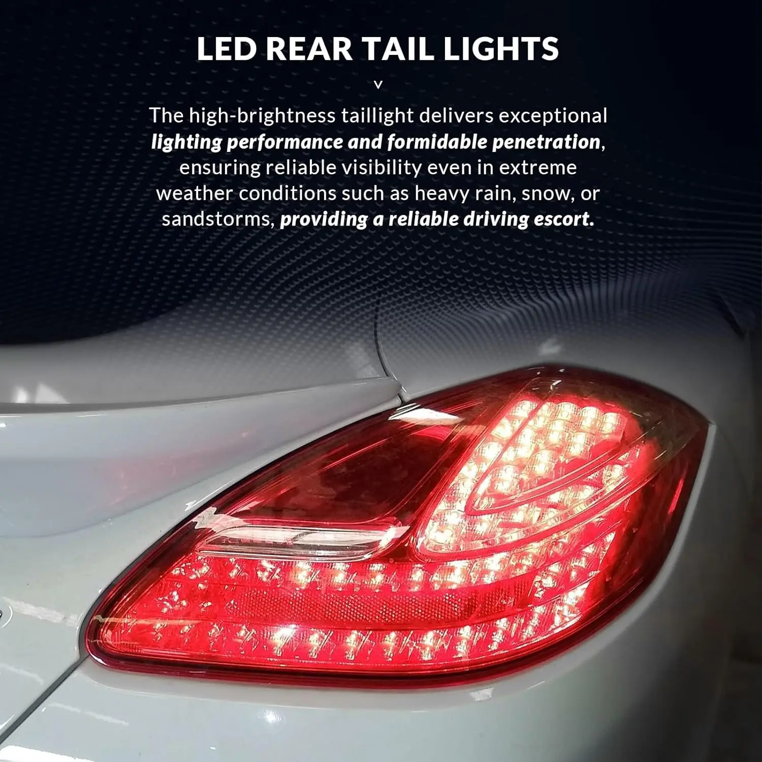 Luz trasera para Porsche Panamera 2010 2011 2012 2013 luz trasera para Porsche Panamera 970 LED luz trasera izquierda derecha