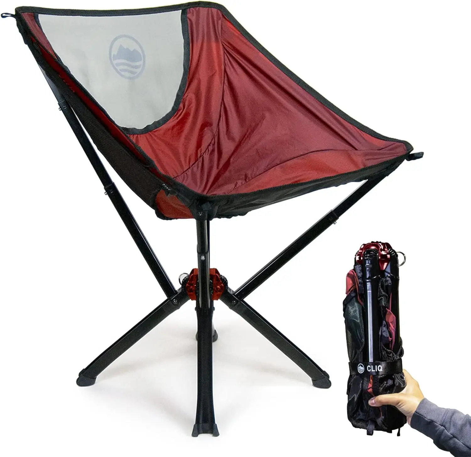 Portable Chair - Lightweight Folding Chair for Camping - Supports 300 Lbs - Perfect for Outdoor Adventures