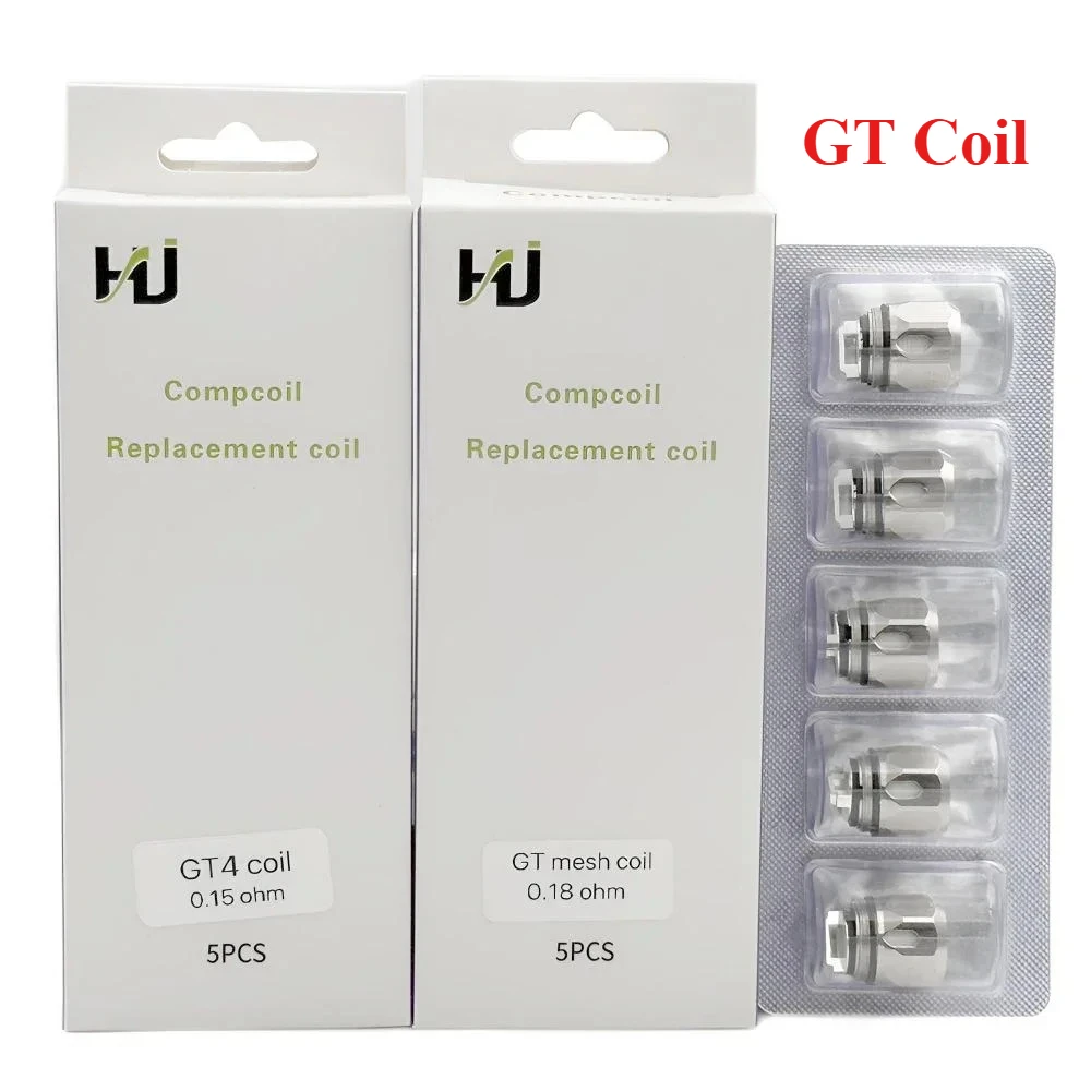 

5 шт./упак. катушка GT GT2 GT4 GT6 GT8 GT сетчатые катушки для каскадного танка NRG/конвертера SWAG GEN X/LUXE II/GEN S комплект