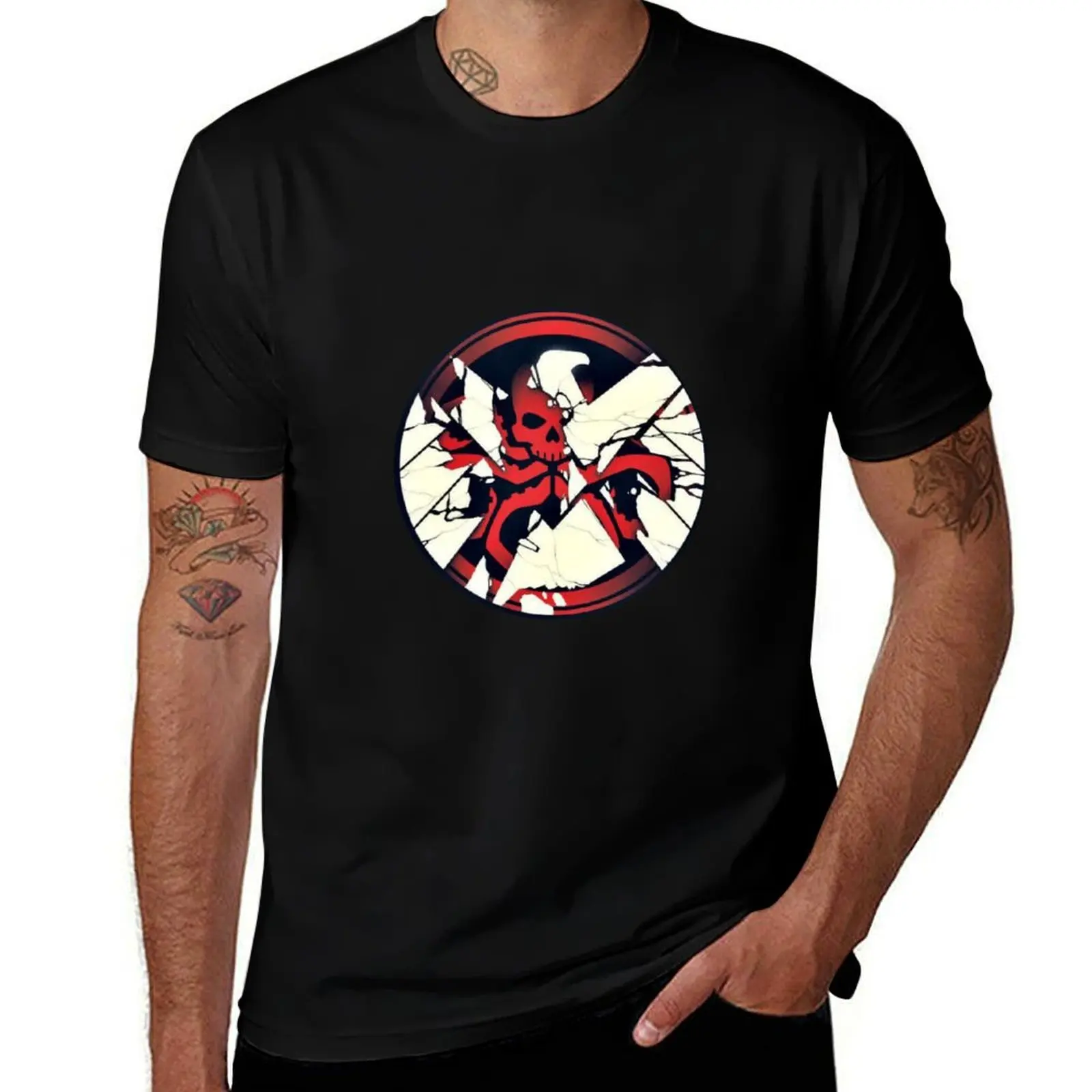 

Shield/hydra logo T-Shirt man t shirts for men casual man t shirt graphic