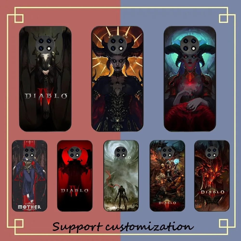 Funda de teléfono Diablo de juego popular para Redmi Note 4X5 A 6 7 8 Pro T 9 Pro 9S 10 Pro 11 Pro 11S 11Epro PocoM3pro