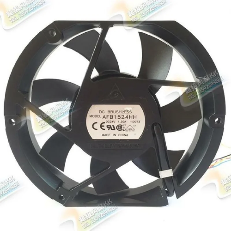 

C for Delta AFB1524HH DC24V 1.3A ultra-thin ultra-large air volume metal violent fan