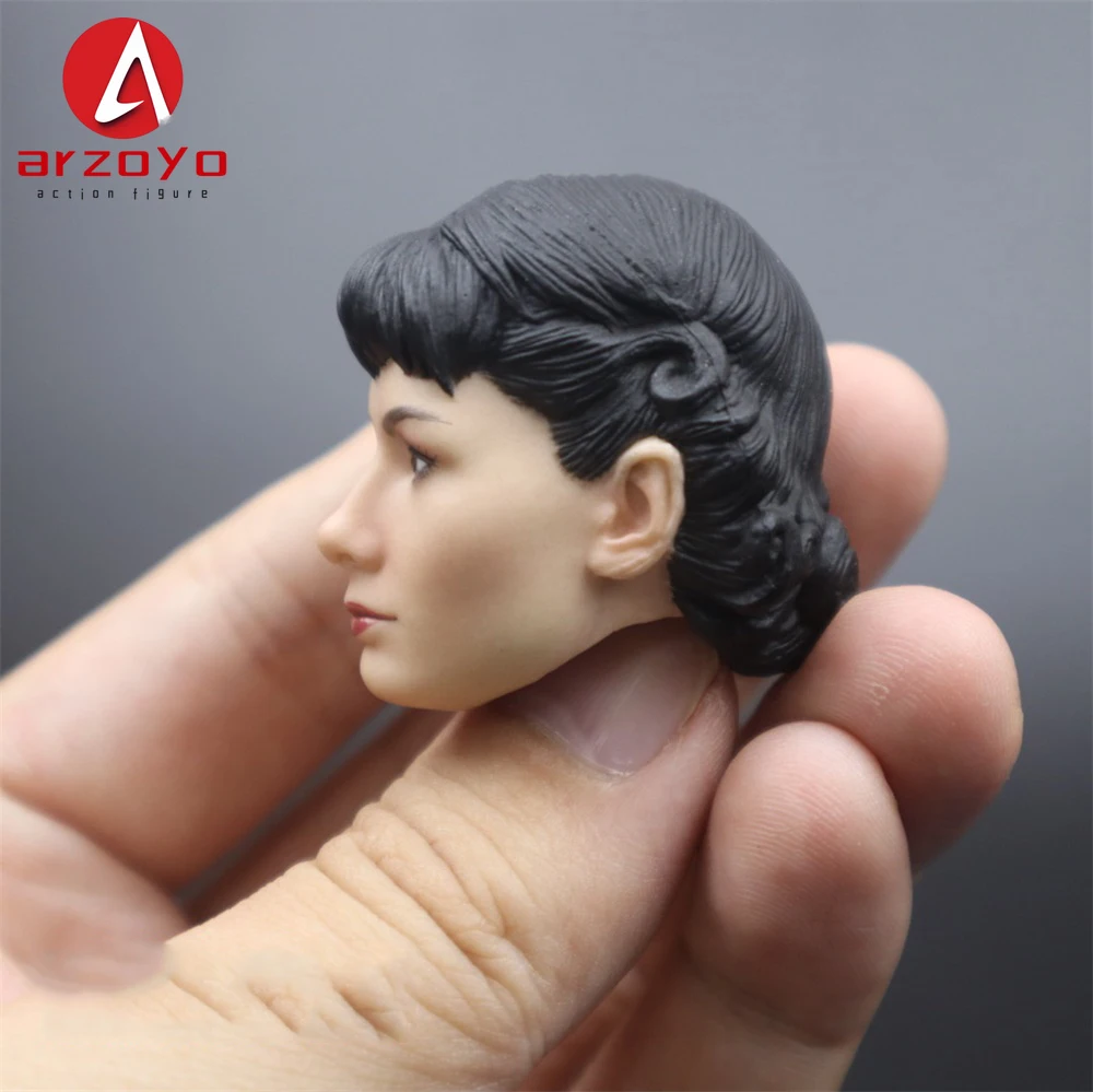 1/6 kobiece rzymskie wakacje na pamięć o Audrey Hepburn rzeźba głowy rzeźba Model Fit 12 "figurka kolekcjonerska