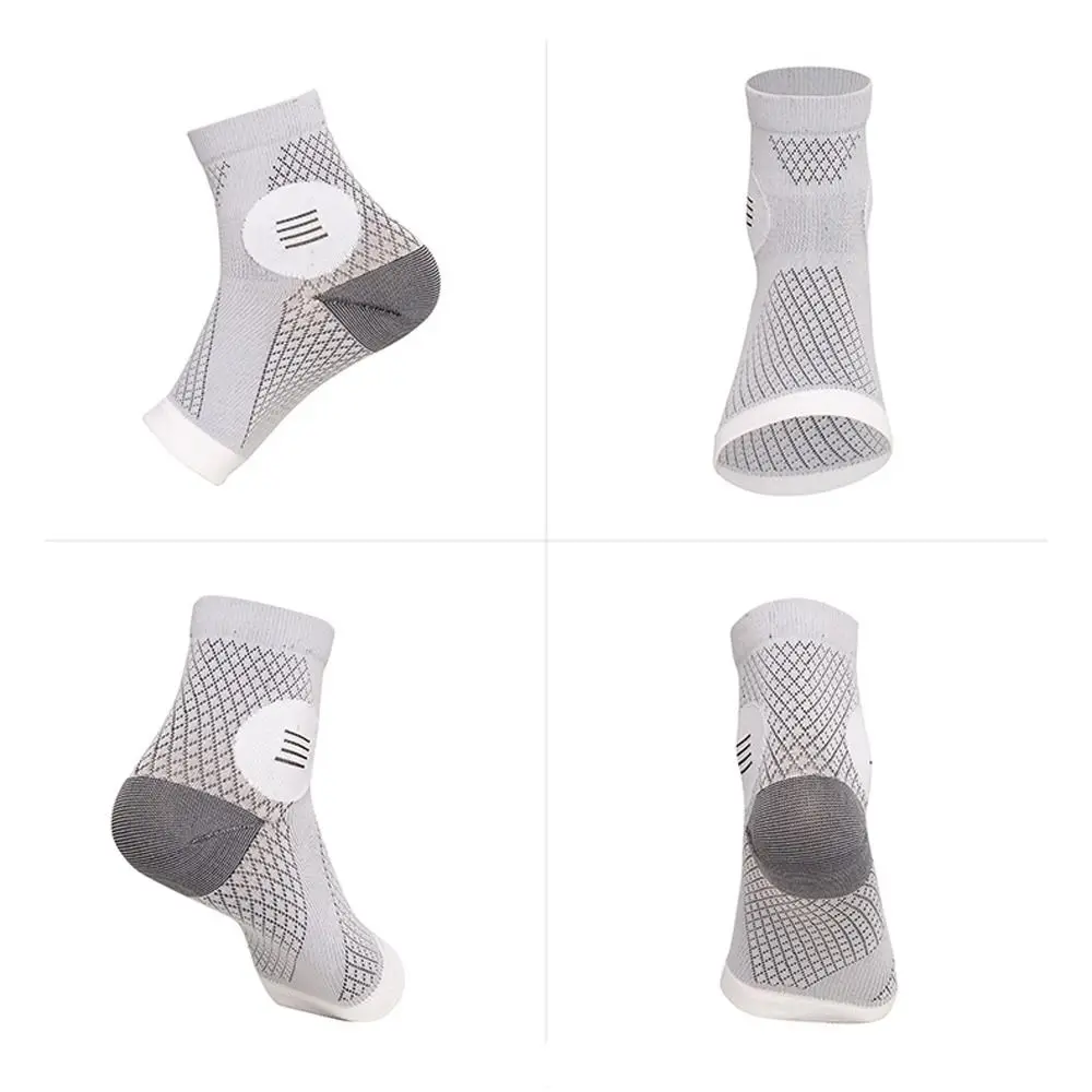 

1 Pair Relieve Swelling Ankle Brace Socks Anti-Fatigue Size S-2XL Compression Socks Elastic Breathable Ankle Compression Sleeve