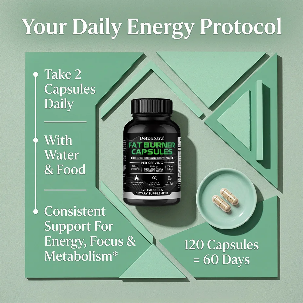 Green Tea Extract Capsules, Antioxidant, Support Daily Metabolic Balance, Mental Focus and Body Vitality, Appetite Suppressant