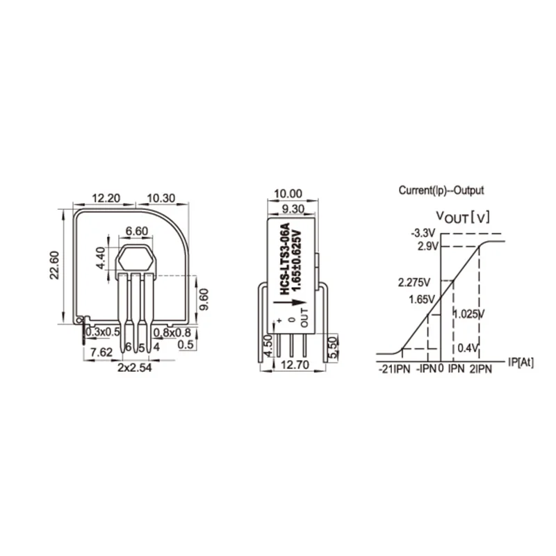 Hall Current Sensor HCS-LTS3 06A 15A 25A 50A