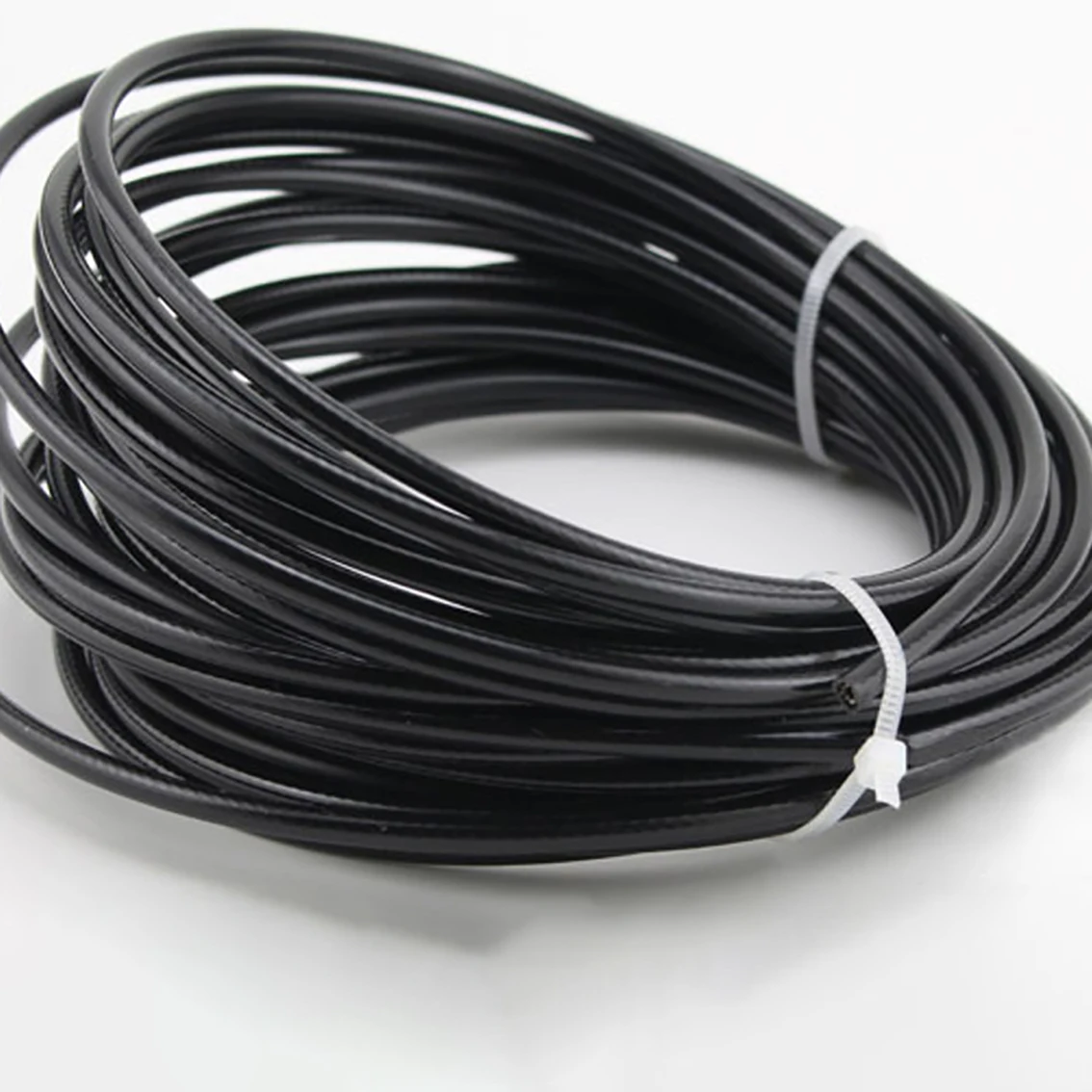 7 * 7 Structure 304 Stainless Steel Black Plastic Coated Steel Wire Rope Diameter After Coating 1mm 1.2mm 1.5mm 2mm