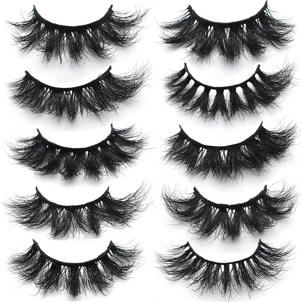 

FOXESJI Fluffy Soft False Eyelashes 3D Mink Eye Lashes Natural long Wispy Full Strip Mink Eyelash Extension Reusable Makeup Lash