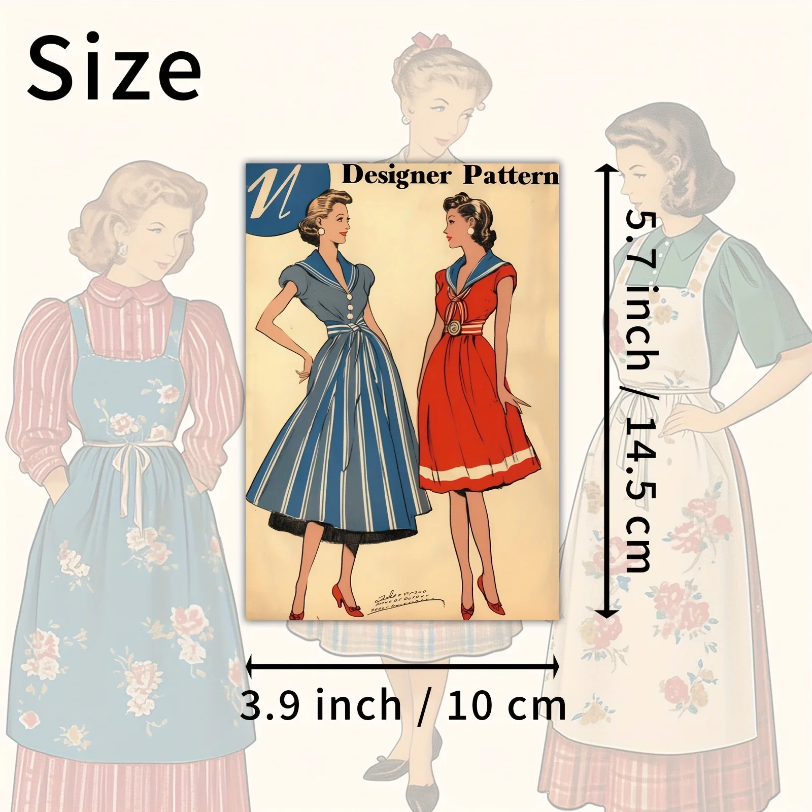 20PCS Classic Victorian Style Women's Postcards, Collectible Decorative Painting Cards, Used for Handicraft Production