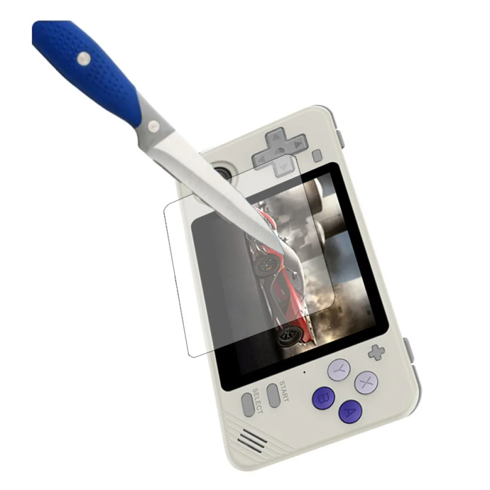 Powkiddy 플레이어 게임용 강화 유리 보호 필름, 9H HD 스크린 보호대 필름, RGB10X