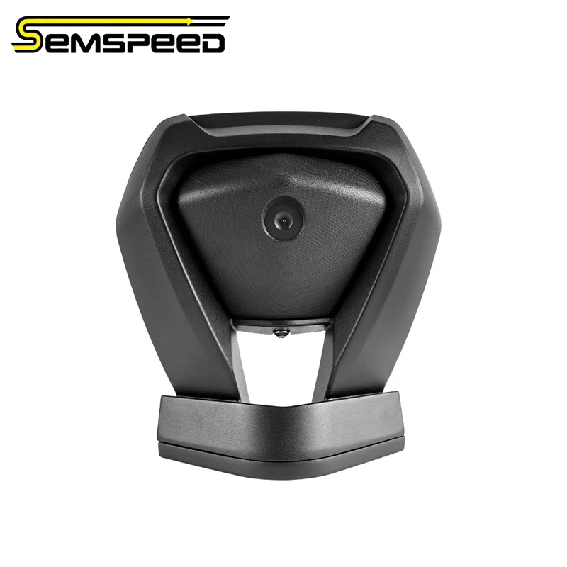SEMSPEED دراجة نارية وسادة الظهر لياماها NMAX155 N-MAX 125 NMAX125 2025 الركاب سيسي بار مسند الظهر الخلفي وسادة PU مسند الظهر #5
