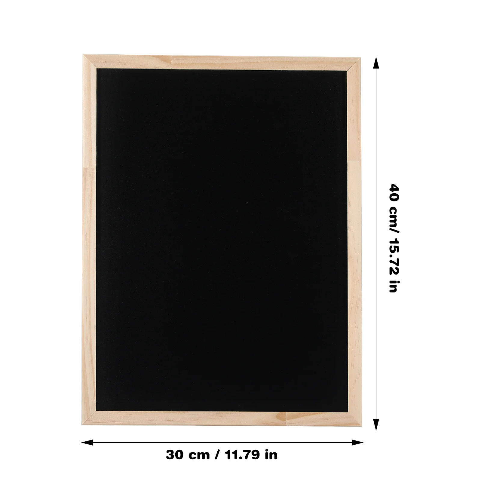 Decorative Wall Chalkboard Framed Wooden Board for Writing Messages Daily Notes Creative Ideas Mountable in Classroom Office