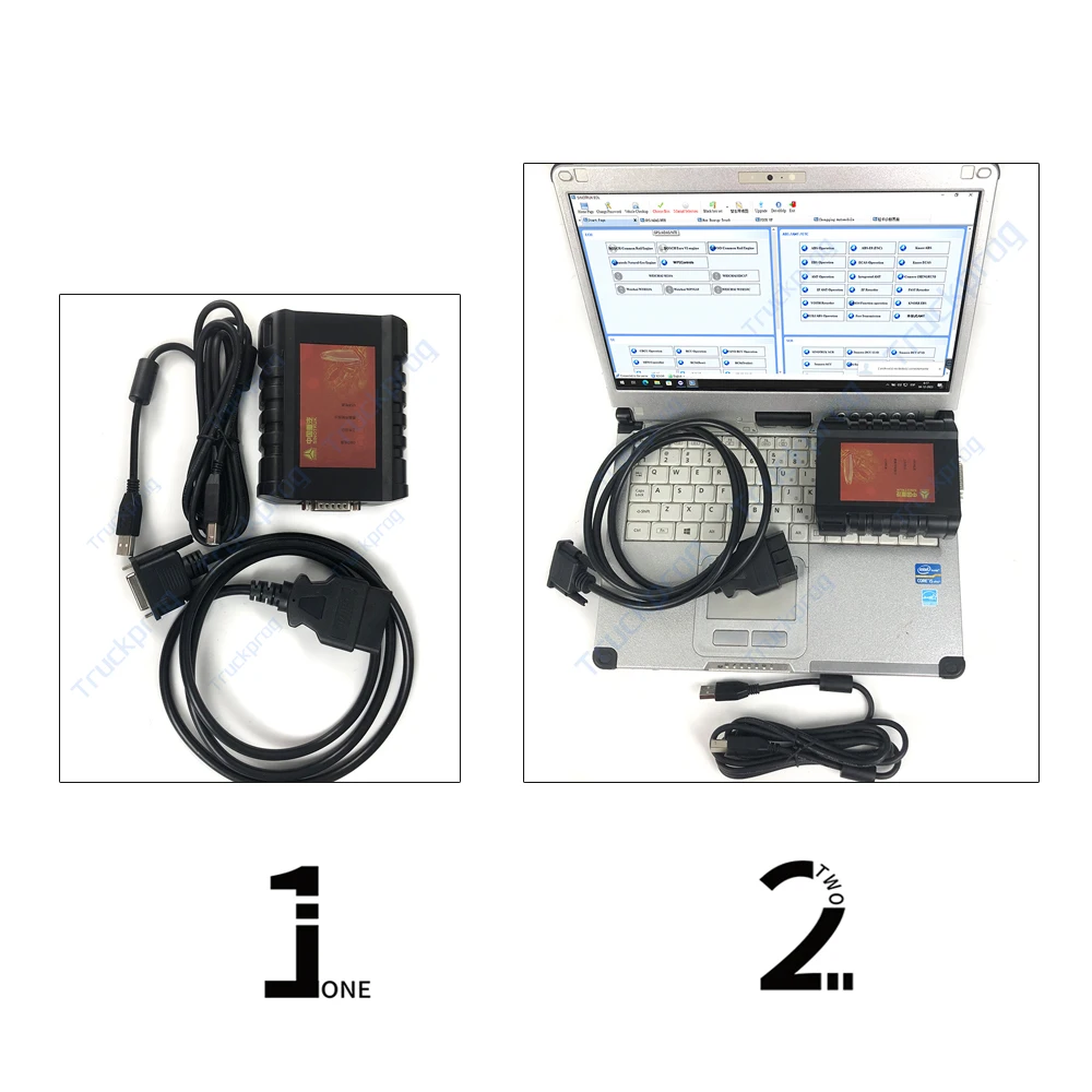 

CF C2 Laptop for Sinotruk EOL OBD HOWO for SHACMAN for WeiChai Diagnostic Kit Heavy Duty Truck Scanner tool Common Rail Engine