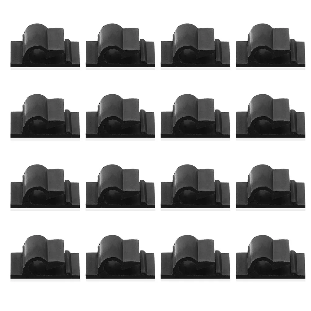 

200Pcs Adhesive Cable Clips Wire Organizers Strong Self-Adhesive Cord Holders for Desktop Office Cable Management