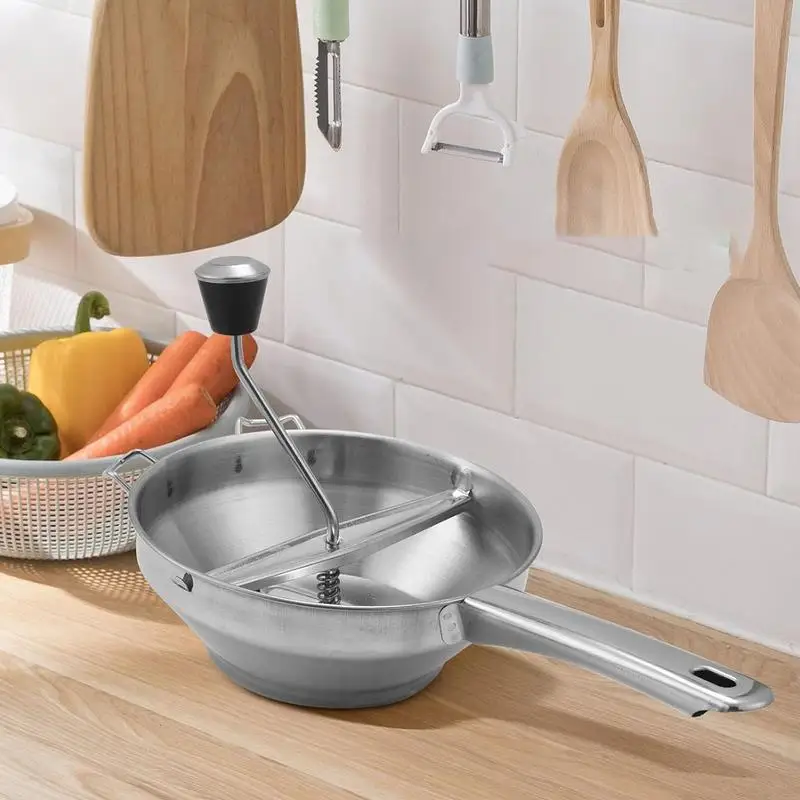 Stainless Steel Potato Ricer  Manual Potato Masher  With Handle Tomato Sauce Maker Machine Fruit Juicer Lemon Squeezer tools view 4
