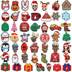 Christmas tree Cookies Cartoon  Shoe Charms Shoe Accessories Shoe Decoration for Wristbands Kids Party Xmas Hot Sale