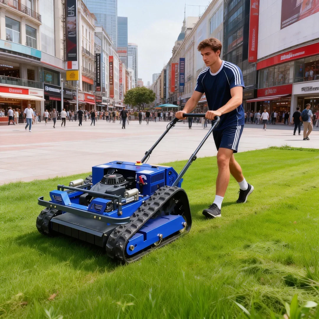

Индивидуальная сельскохозяйственная роботизированная газонокосилка на резиновых гусеницах – одобрено CE EPA, для любых типов местности, с дистанционным управлением