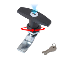 Trailer Toolbox Drawer Cabinet Door Lock with 2 Key Truck Cap Topper Camper Shell Locking Camper Topper Lock for RV Truck Door