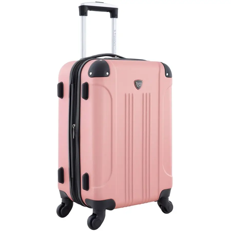 Hardside Expandable Spinner Luggage, Rose Gold, 20 CarryOn