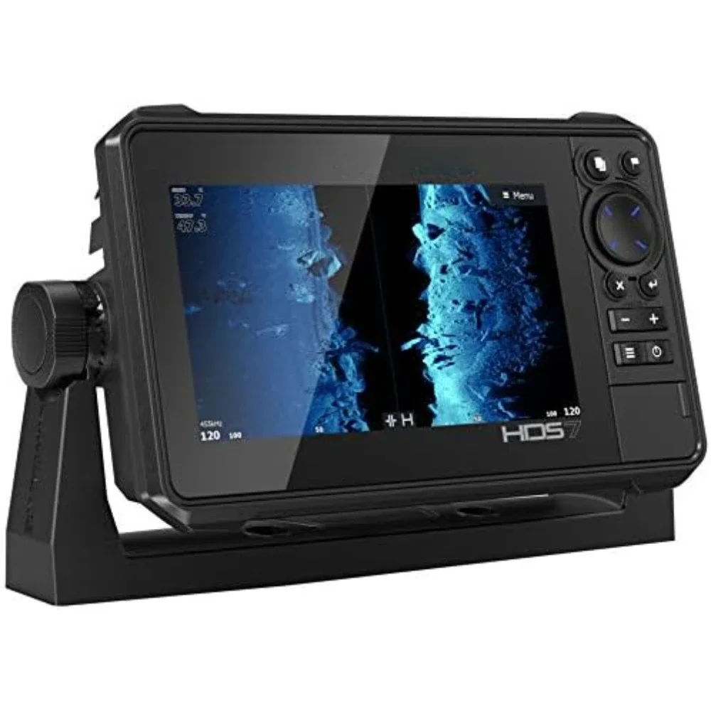 Fish Finder, Multi-Touch Screen, Live Sonar Compatible, Preloaded C-MAP US Enhanced Mapping, Live Fish Finder