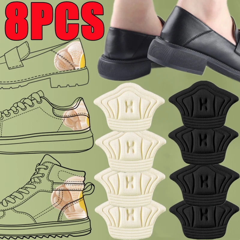 

2/4/6/8PCS Insoles for Shoes Patch Heel Pads for Shoes Adjustable Size Feet Pad Insole Adhesive Back Sticker Shoes Insert Insole