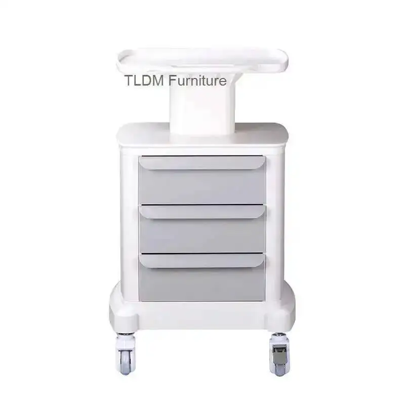 

Salon Equipment Modern Salon Trolley Minimalist for Furniture Organizer Cart with Wheels Portable Medical Beauty Salon Trolley