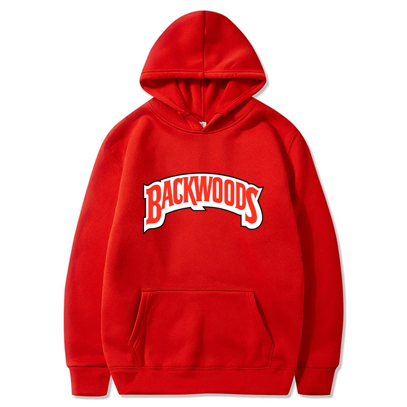 Backwoods-Sudadera con capucha para hombre y mujer, ropa deportiva con estampado de letras, informal, Harajuku