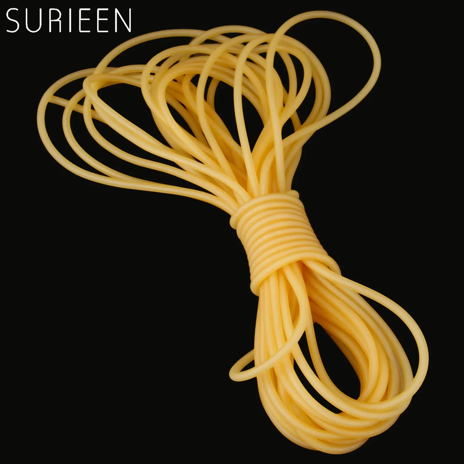 1.6mmx3.6mm 10M Length Natural Latex Tube Slingshot Catapult Rubber Band Sport Powerful Hunting Sling Shot Elastic Bungee 1636