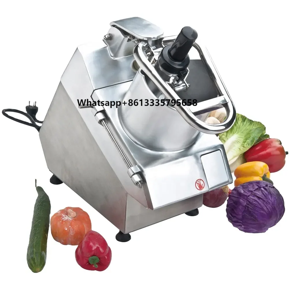 

High Quality Wholesale Electric Stainless Steel Multifunctional Vegetable Cutter Chopper Machine Multi-purpose Fruit Vegetable