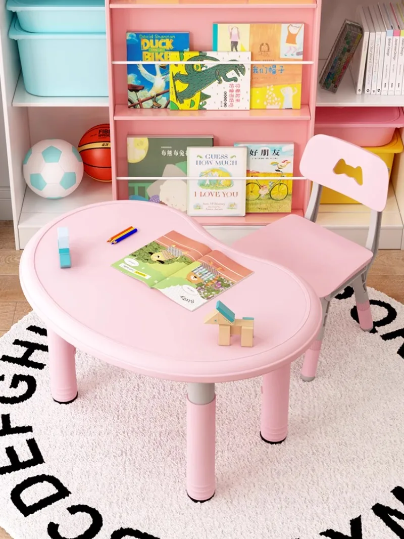 

Children's table and chairs Peanut table Lifting early education Infant toy Game baby study Small