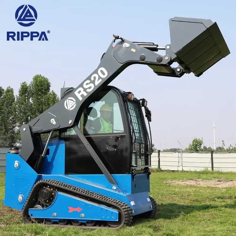 For Mini Skid Steer Loader EPA Engine Crawler Tractor Loader Multi-Purpose Customization Front End Loader for Sale