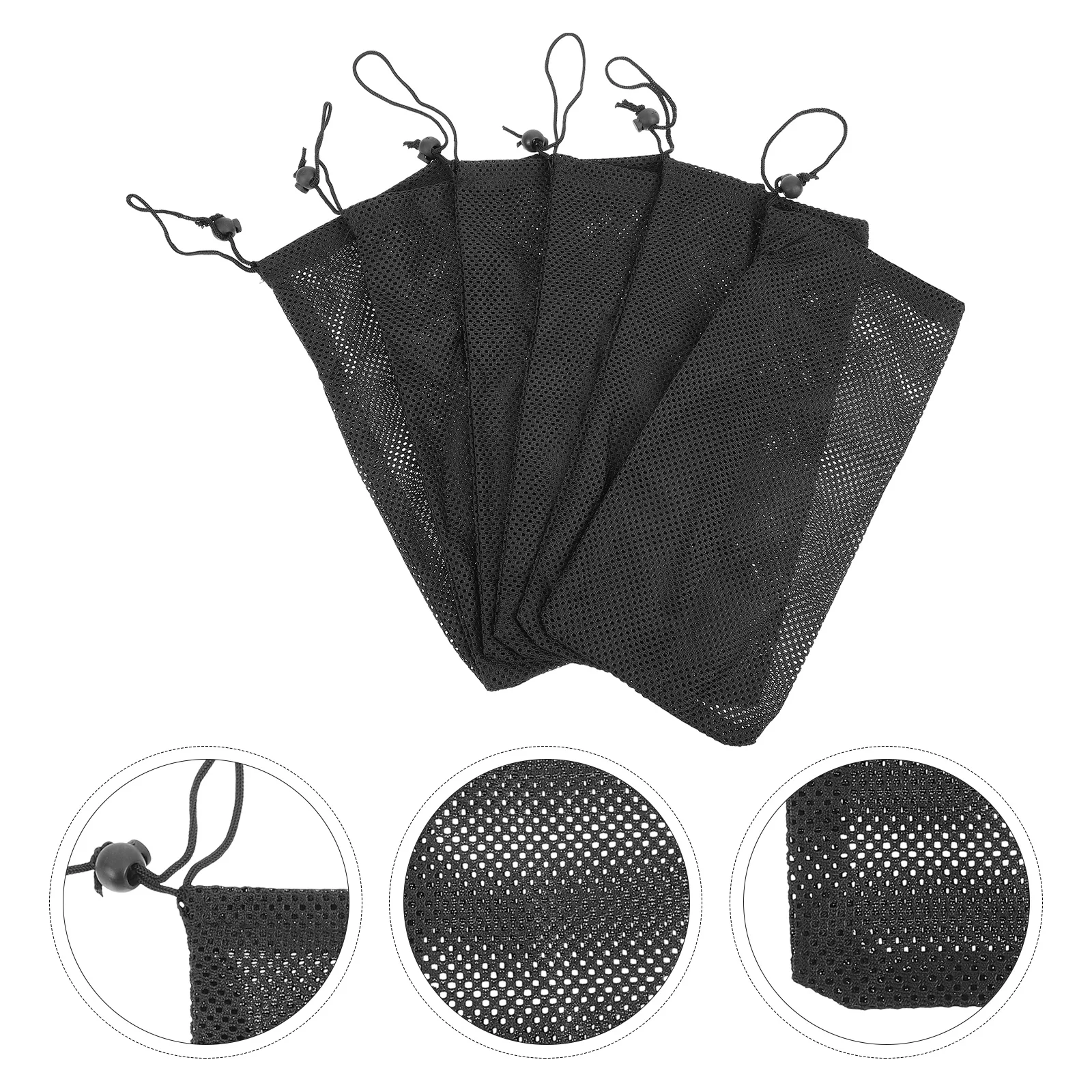 

6 Pcs for Easy Cleaning Storage for Aquarium Pulling String Storage Bag Filter Bag Filter Aquarium Mesh Pouch Materials