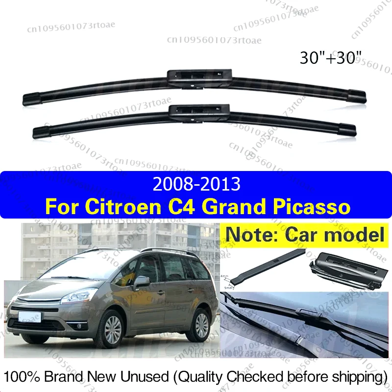 

Front Wiper Blades For Citroen C4 Grand Picasso / C4 Picasso 2008 2009 2010 2011 2012 2013 Window Windscreen Windshield 30"+30"