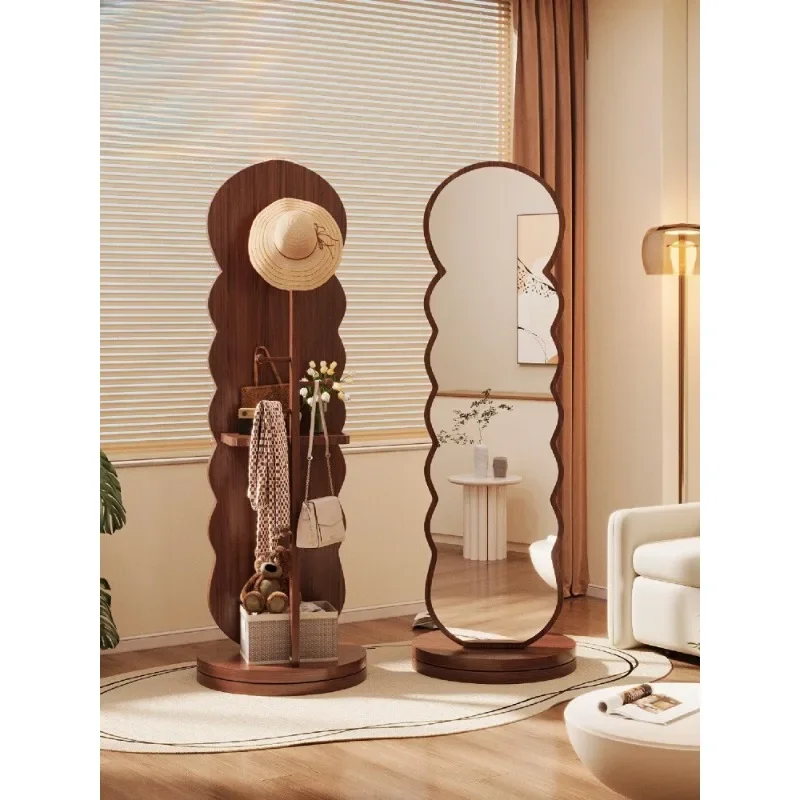 Rotating full body mirror Floor mirror Home removable bedroom fitting mirror