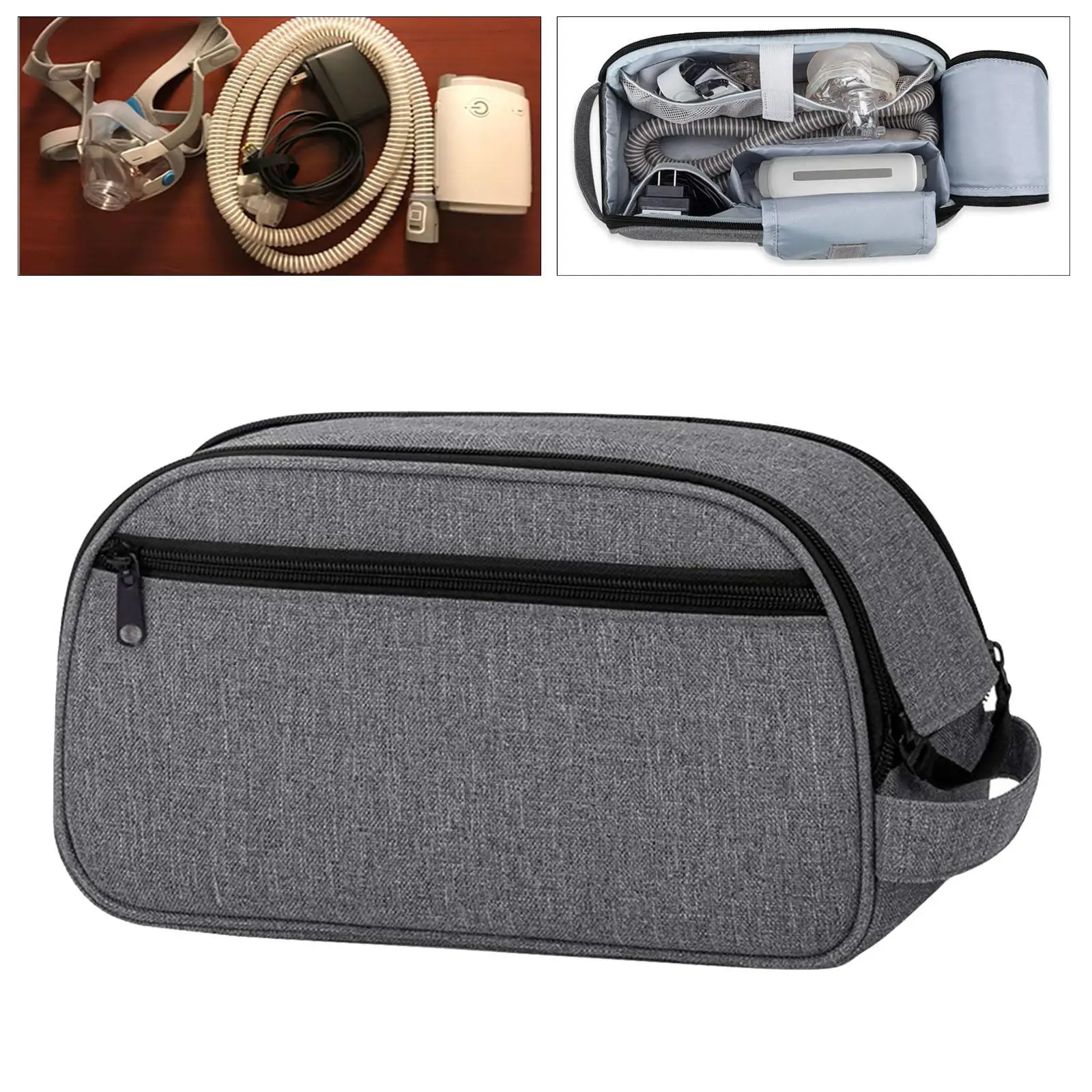 Cpap Carry Bag Cpap Accessories Storage Bag Shockproof Multiple Compartments