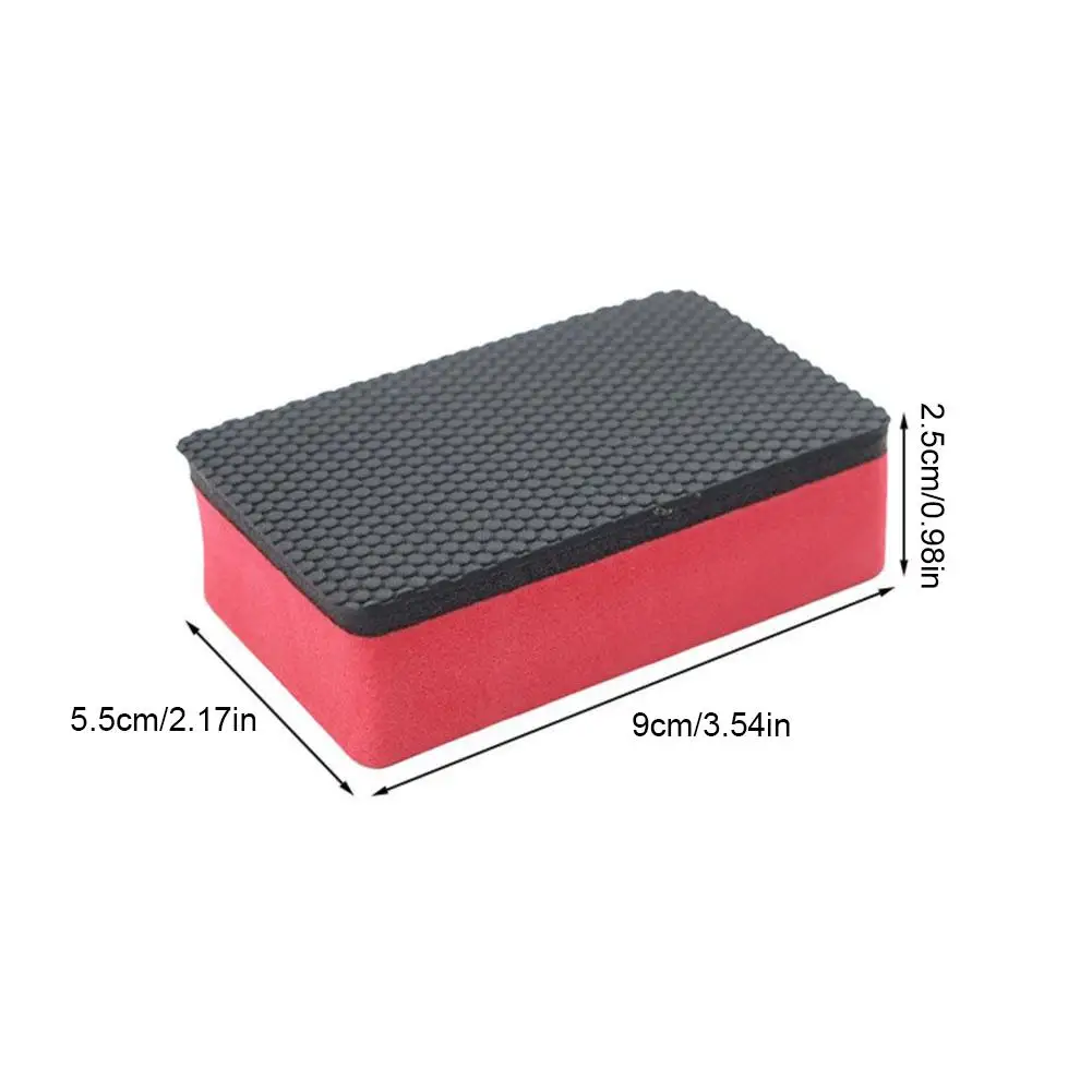 Car Clay Bar Pad Sponge Block Cleaning Eraser Wax Polish Pad Tools Black Auto Sponge Automotive Care