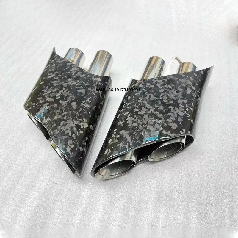 

Universal High Quality Exhaust Pipe for G900 Style Retrofit Carbon Fiber Exhaust Tips Upgrade Kit Direct Fit