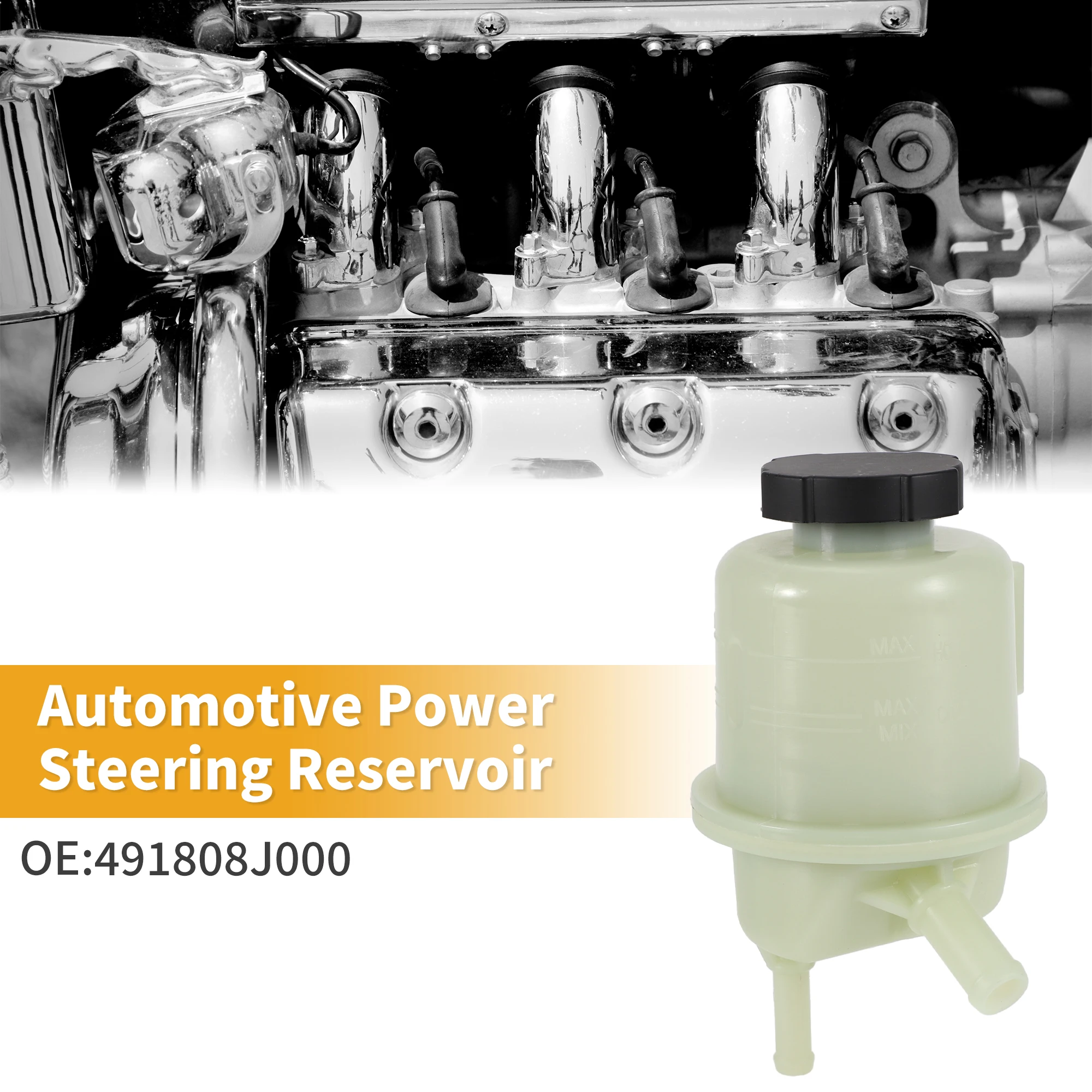 

UXCELL Automotive Power Steering Reservoir No.491808J000 for Nissan Maxima 2002-2012