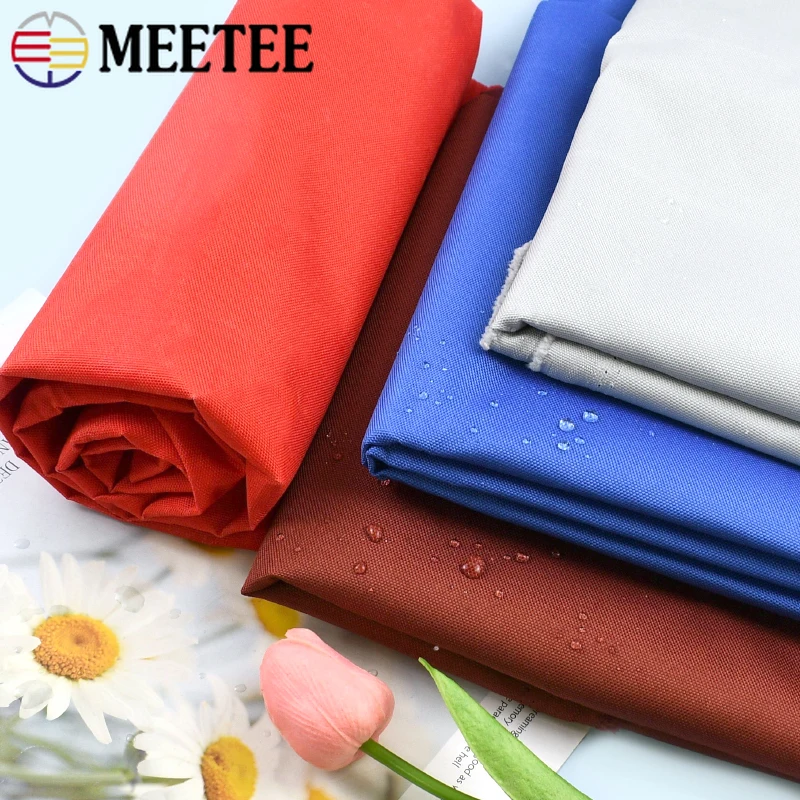

Meetee 100/200*150cm Waterproof Oxford Fabric BY The Meter For Backpack Tent Outdoor Cloth PVC Sun Protection Fabrics DIY Craft