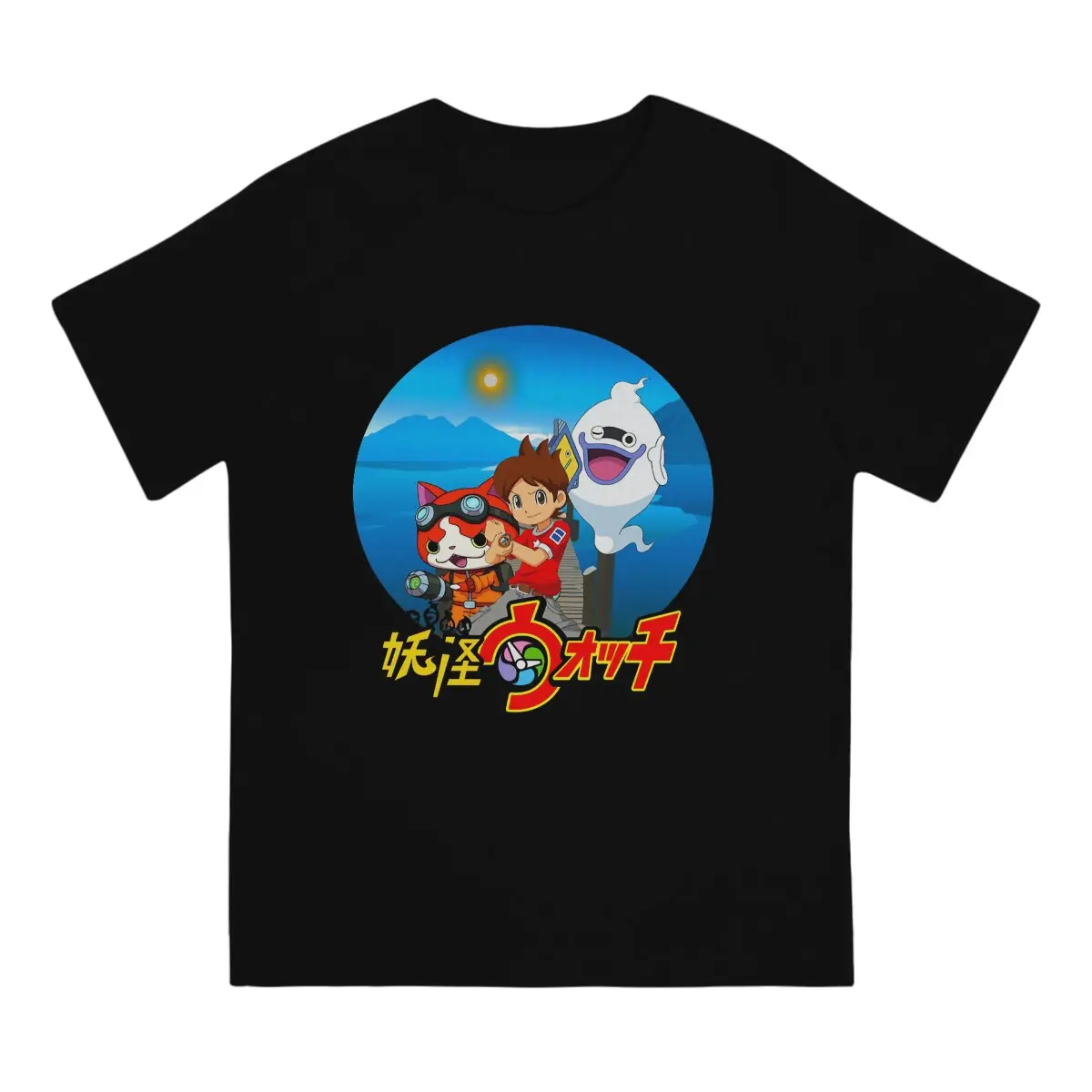 Yokai Watch Newest TShirt for Men yokai-watch-2 Round Neck Basic T Shirt Distinctive Birthday Gifts OutdoorWear