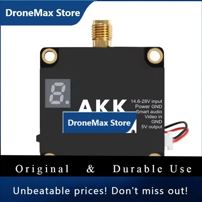 DroMaAKK VTX TX8000AC 5.8G 8w Plastic FPV VTX Long-distance Transmission 96CH Chart Crossover Machine With TBS For RC Parts And
